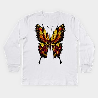 Butterfly Spectrum Kids Long Sleeve T-Shirt